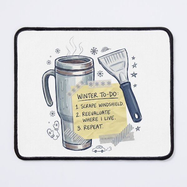 Item preview, Defrost Itinerary Design – Winter Commute Notes App Chic designed and sold by Luminari Creations.