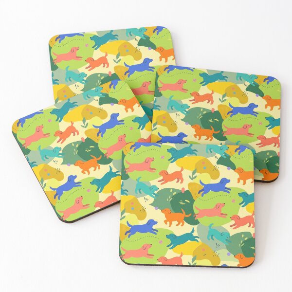 Item preview, Labrador Retriever Abstract Silhouette Pattern - Dogs Playing designed and sold by Goodthingstree.