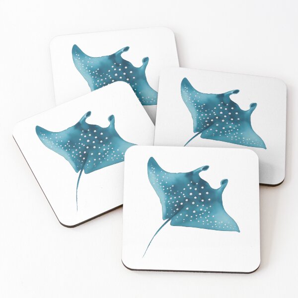 Item preview, Watercolor Manta Ray designed and sold by Alba-Johnston.