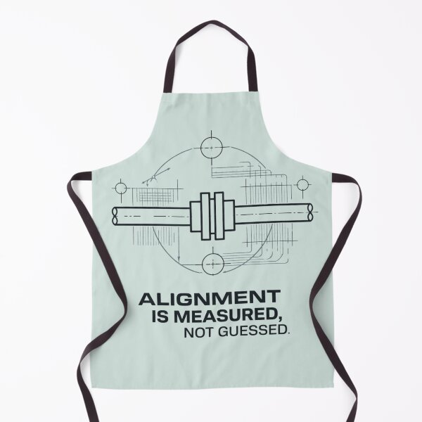 Item preview, Alignment Is Measured Not Guessed – Shaft Alignment designed and sold by Amr Darwish Graphic designer.