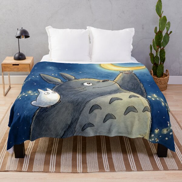Item preview, Totoro Reaching for the Crescent Moon designed and sold by homedeco12.