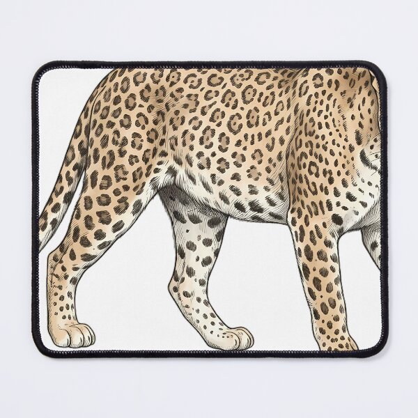 Item preview, Vintage Naturalist Striding African Leopard — Antique Big Cat Art designed and sold by Catch333.