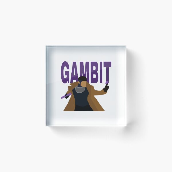 Item preview, gambit (w/ text, alt version) designed and sold by marvel stickers.