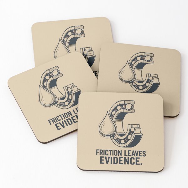 Item preview, Friction Leaves Evidence – Lubrication Engineering designed and sold by Amr Darwish Graphic designer.