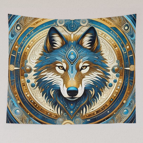 Item preview, Mystic Wolf Mandala Art - Woven Traditions Vol (1) designed and sold by JJArtCreations.