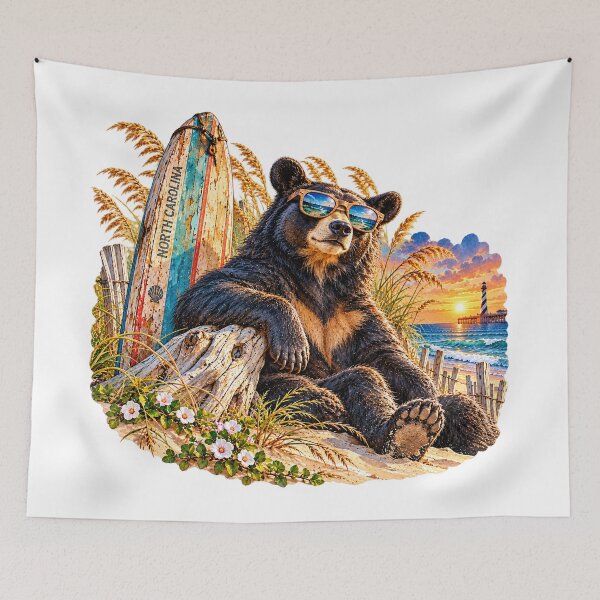 Item preview, North Carolina Black Bear With Sass designed and sold by Whimspired By Paxx.