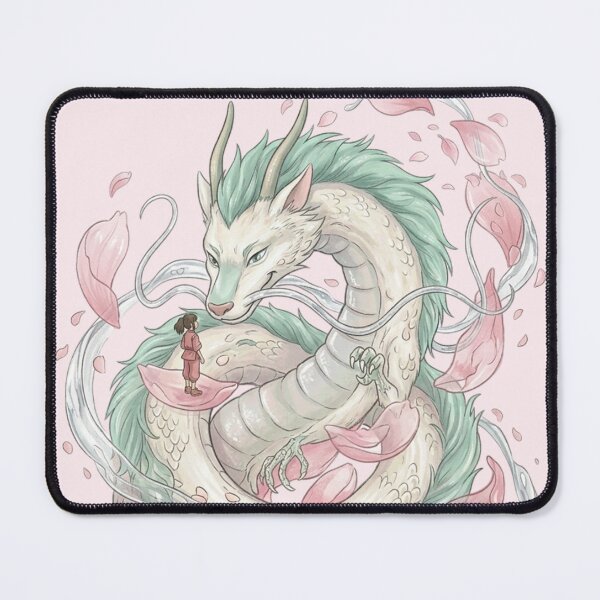 Item preview, Chihiro and Haku Among Falling Cherry Blossoms designed and sold by homedeco12.