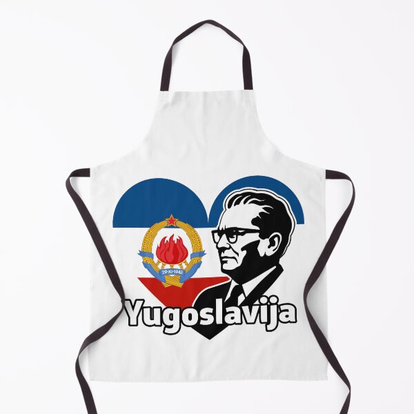 Item preview, Yugoslavia Heart & Tito Portrait – Retro Yugoslav Nostalgia designed and sold by TipTop GFX.