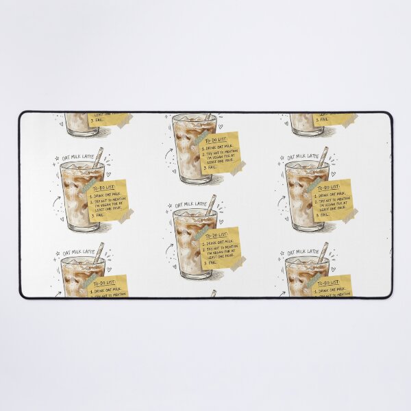 Item preview, Oat Milk Latte Vegan Joke – Notes App Chic Humor Design designed and sold by Luminari Creations.