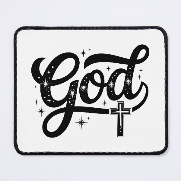 Item preview, God Cross Faith Christian Script Inspirational designed and sold by LoFizzy.