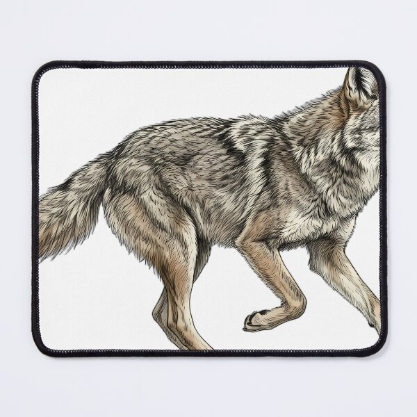 Item preview, Vintage Naturalist Loping Coyote — Antique Wild Canid Art designed and sold by Catch333.