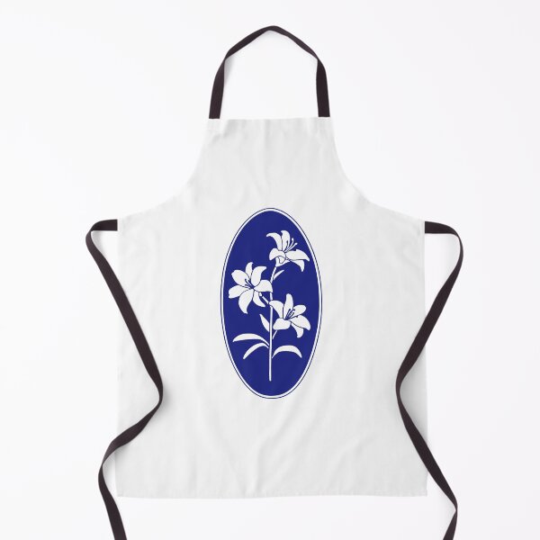 Item preview, Vintage Blue Botanical Floral Motif in Oval Frame - 37 designed and sold by ivyysophia.