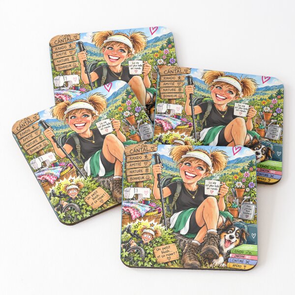 Item preview, WOMAN ON A NATURE HIKE designed and sold by MarieClaude1954.