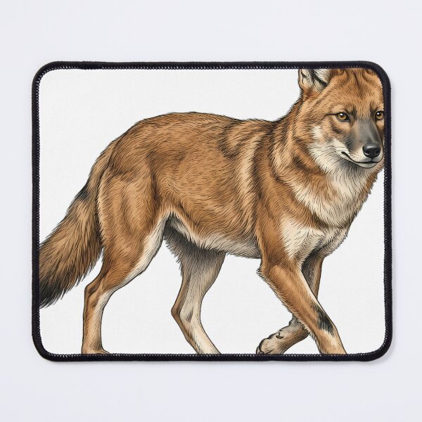 Item preview, Vintage Naturalist Trotting Dhole — Antique Wild Canid Art designed and sold by Catch333.