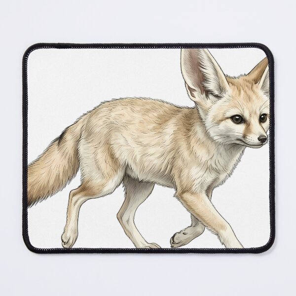 Item preview, Vintage Naturalist Trotting Fennec Fox — Antique Wild Canid Art designed and sold by Catch333.