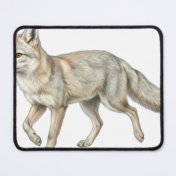Item preview, Vintage Naturalist Trotting Corsac Fox — Antique Wild Canid Art designed and sold by Catch333.