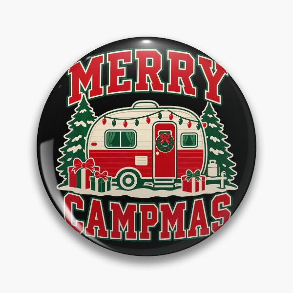 Item preview, Merry Campmas Retro Christmas Camper designed and sold by Hawel-3lih.