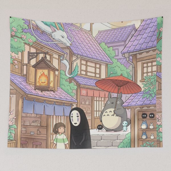 Item preview, Bustling Street in the Spirit Realm designed and sold by homedeco12.