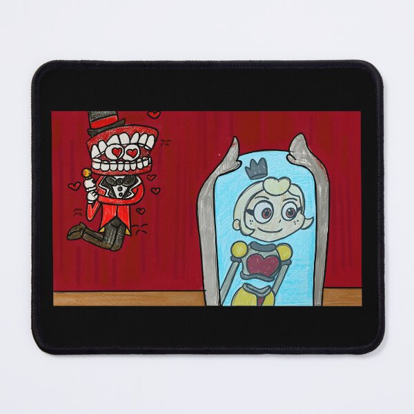 Item preview, Cartoon Robot Lovers Heart Eyes and Princess in Glass Case designed and sold by Fibi-studio.