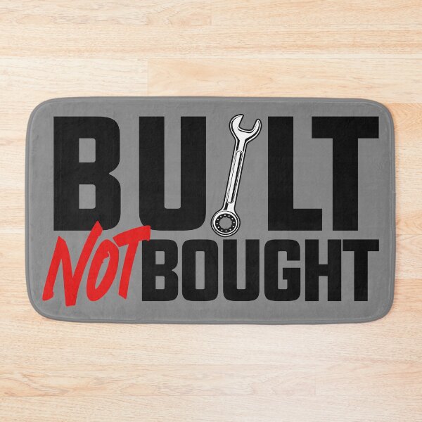 Item preview, BUILT NOT BOUGHT (Black) designed and sold by JioojiProject.