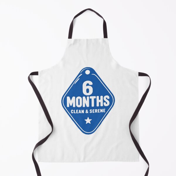 Item preview, 6 Months Clean – NA Keytag Gift designed and sold by Freekey Store.