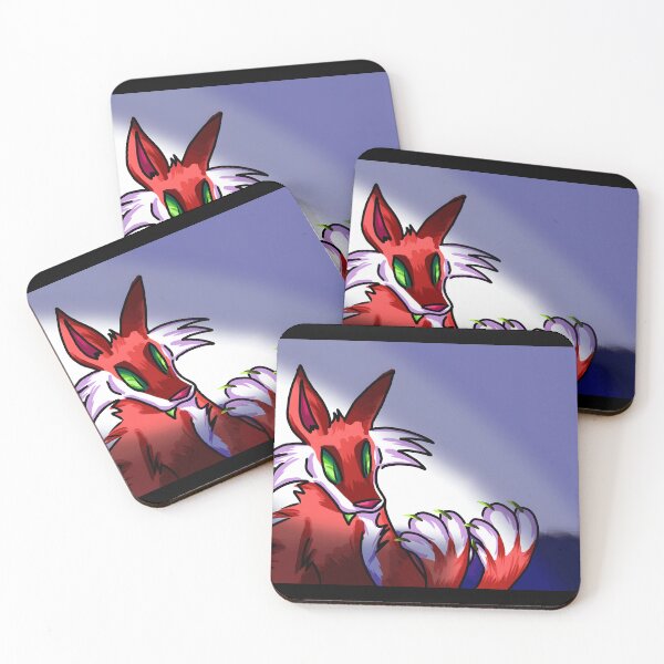 Item preview, Fox Demon with Glowing Green Eyes and Claws designed and sold by lcnsdjstrtrystd.