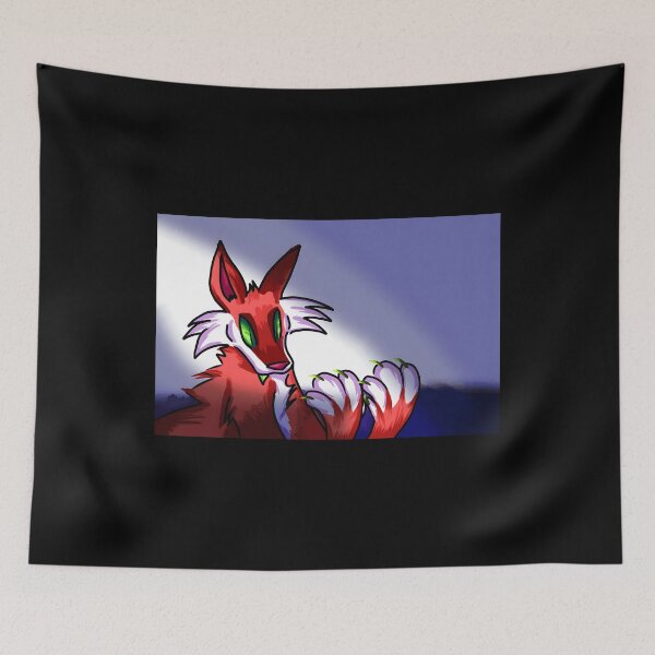 Item preview, Fox Demon with Glowing Green Eyes and Claws designed and sold by lcnsdjstrtrystd.