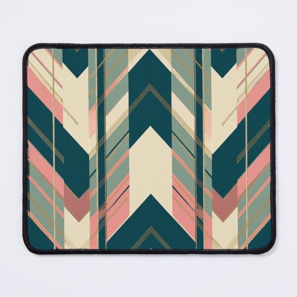 Item preview, Art Deco Chevron Christmas Pattern designed and sold by Dream Bloom Gallery.