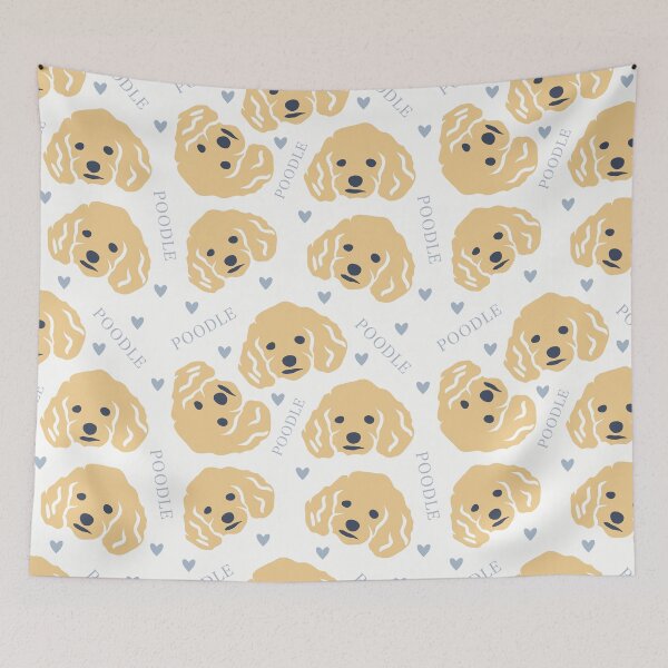 Item preview, Toy Poodle Dog Seamless Pattern designed and sold by IvysCreativityHouse.