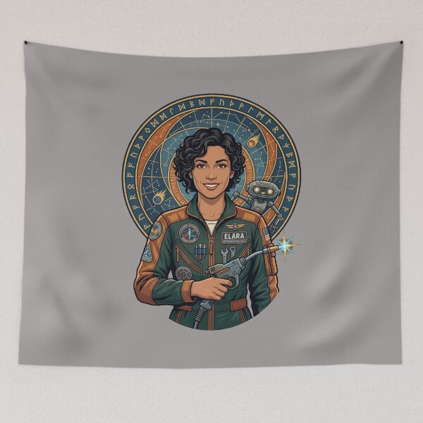 Item preview, Ripley and Xenomorph Retro Sunburst Tee-1 designed and sold by MetinBaum.