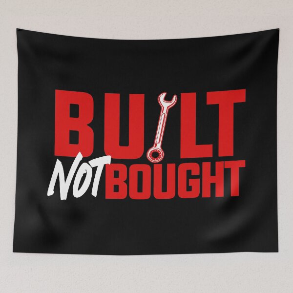 Item preview, BUILT NOT BOUGHT (Red) designed and sold by JioojiProject.