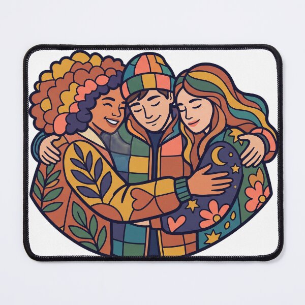 Item preview, friendship ideas — Bold mosaic illustration Artwork designed and sold by DigitalGraphic1.