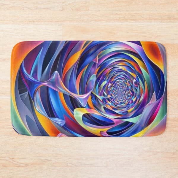 Item preview, Colorful Abstract Vortex 3D Fractal Spiral Art designed and sold by Dogandesighn.