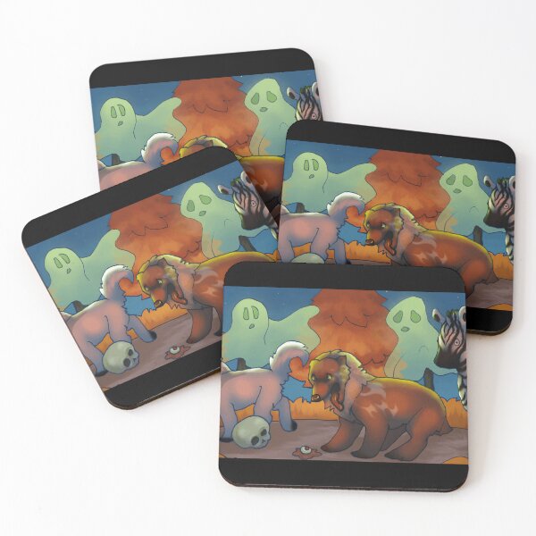 Item preview, Spooky Forest Critters with Ghosts and Halloween Elements designed and sold by lcnsdjstrtrystd.