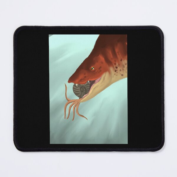 Item preview, Megalodon Eating Ammonite Prehistoric Sea Creature designed and sold by Fibi-studio.