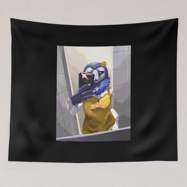 Item preview, Stylish Anthropomorphic Bird Taking Mirror Selfie Digital Art designed and sold by lcnsdjstrtrystd.