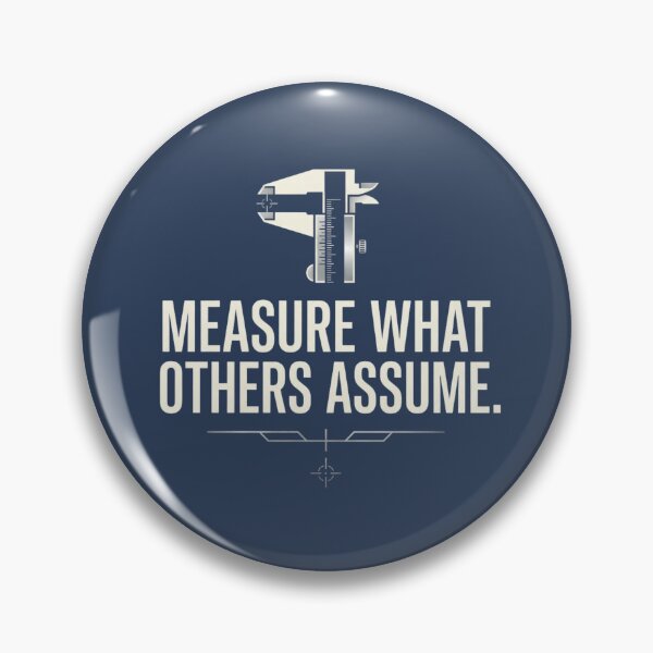 Item preview, Measure What Others Assume Precision Engineering designed and sold by Amr Darwish Graphic designer.