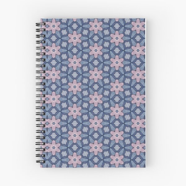 Item preview, Soft Lilac Dusty Rose Slate Blue Indigo Hexagonal Starburst Mosaic Mandala - Duvet Cover designed and sold by ArithraStudio.