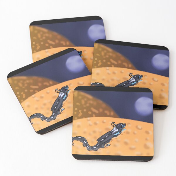 Item preview, Salamander Crawling on Orange Rock at Night designed and sold by lcnsdjstrtrystd.