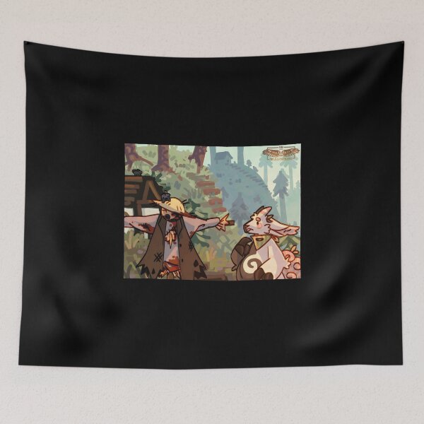 Item preview, Anime Style Scarecrow and Fox Character Illustration designed and sold by lcnsdjstrtrystd.