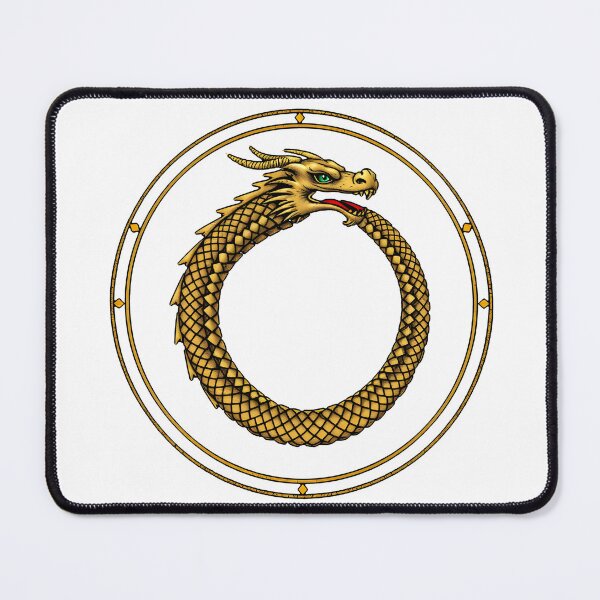 Item preview, Ouroboros Dragon | Gold Illuminated designed and sold by Midnight Sigil.