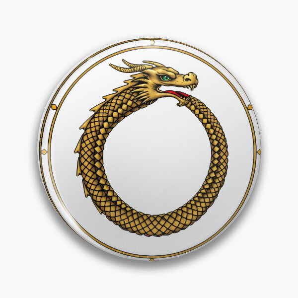 Item preview, Ouroboros Dragon | Gold Illuminated designed and sold by Midnight Sigil.