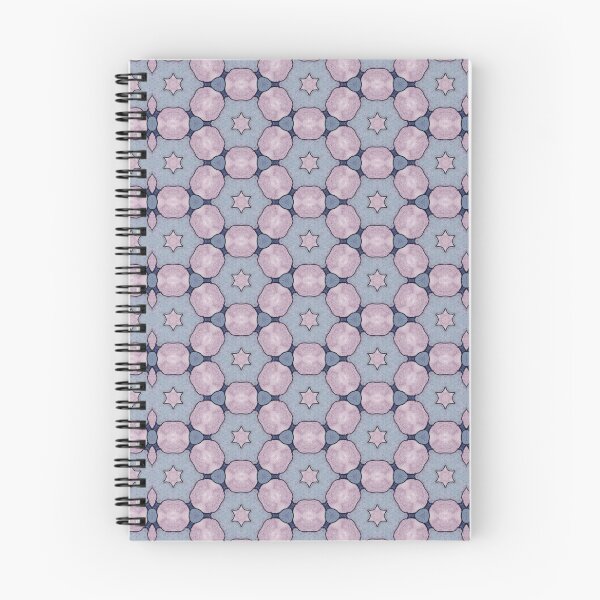 Item preview, Slate Blue Soft Lilac Indigo Starburst Hexagonal Lattice Tile Pattern Mandala - Duvet Cover designed and sold by ArithraStudio.