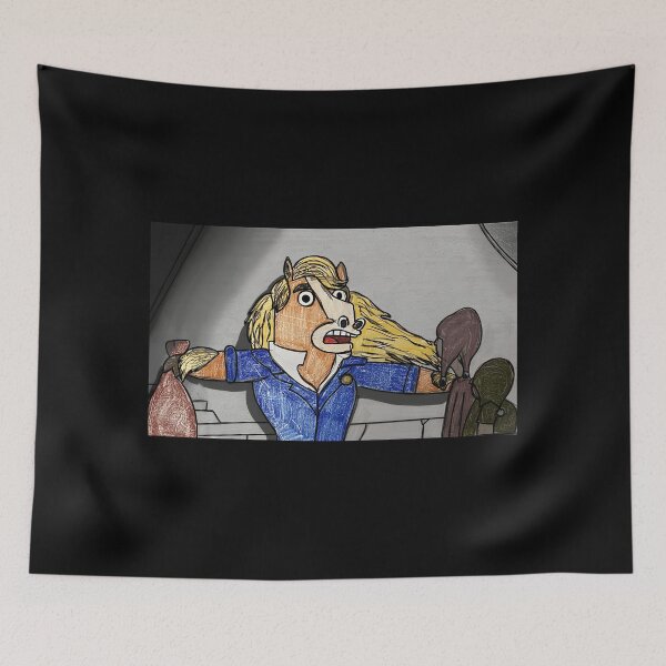 Item preview, BoJack Horseman Cartoon Vintage Style Illustration designed and sold by lcnsdjstrtrystd.