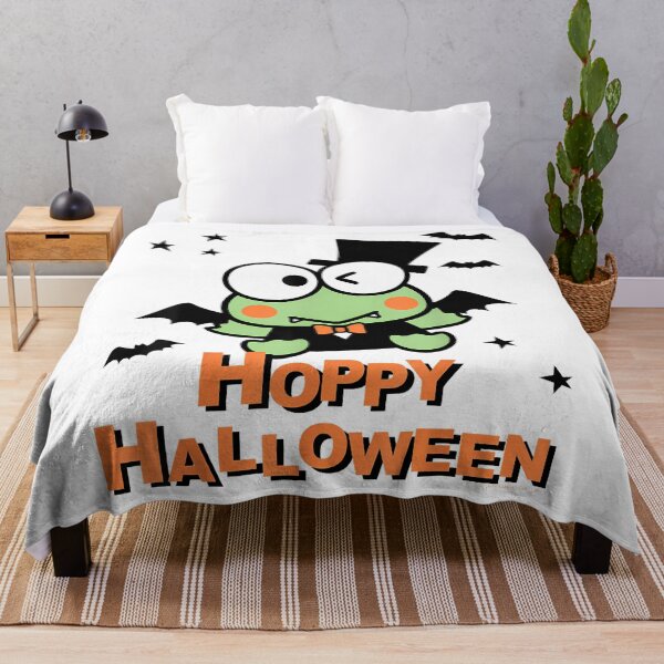 Item preview, Keroppi Hoppy Halloween Vampire designed and sold by AlwinEckertArt.