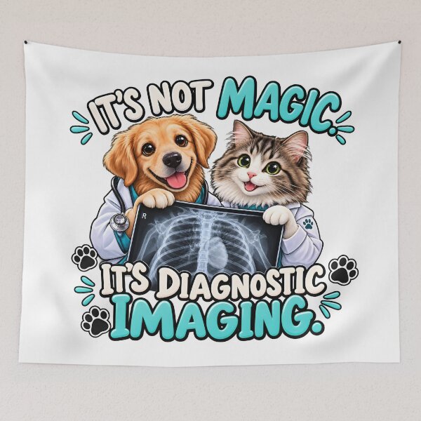 Item preview, It's Not Magic, It's Diagnostic Imaging – Funny Veterinary Radiology Gift designed and sold by Bettybee00.
