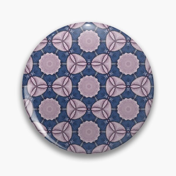 Item preview, Dusty Mauve Lilac Deep Indigo Triquetra Starburst Hexagonal Mosaic Mandala - Duvet Cover designed and sold by ArithraStudio.