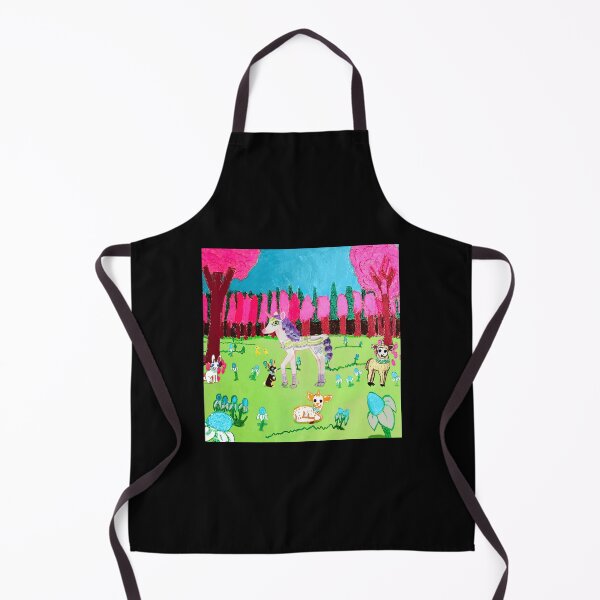 Item preview, Whimsical Unicorn and Forest Animals Fantasy Illustration designed and sold by lcnsdjstrtrystd.