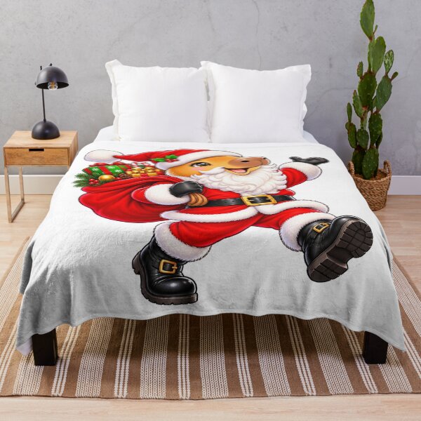 Item preview, Cute Santa Capybara – Merry Christmas Gift Adventure designed and sold by CapybaraTravels.