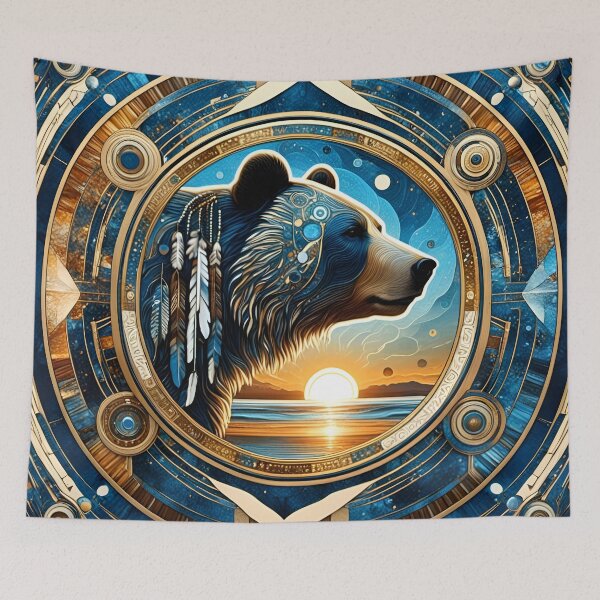 Item preview, Sacred Bear Mandala Art - Woven Traditions Vol (1) designed and sold by JJArtCreations.